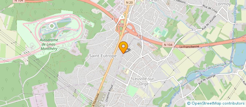 localisation de l'entreprise MONSIEUR JAMES LAFLEUR à LINAS