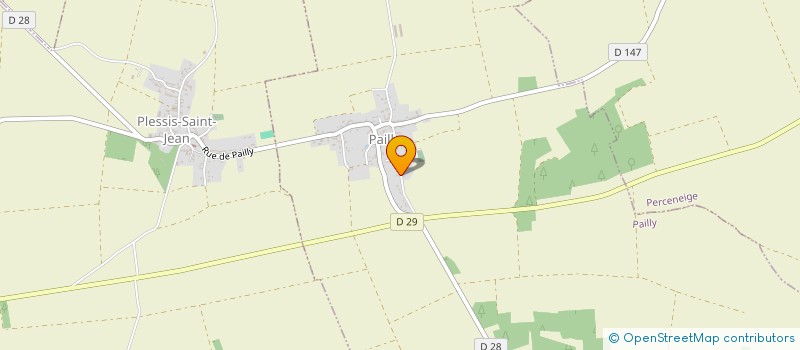 localisation de l'entreprise MONSIEUR JAMES LAMARRE  PAILLY