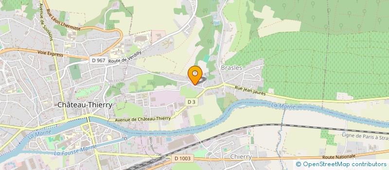 localisation de l'entreprise MONSIEUR JAMES LAMBIN  BRASLES