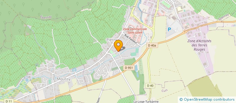 localisation de l'entreprise MONSIEUR JAMES LAMOTTE  PIERRY