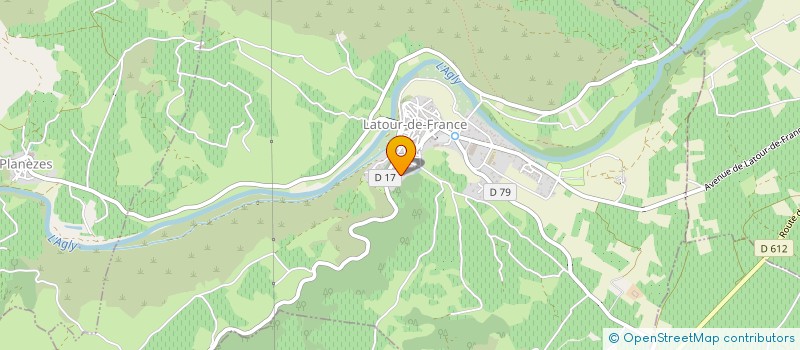 localisation de l'entreprise MONSIEUR JAMES LE BRAS  LATOUR-DE-FRANCE