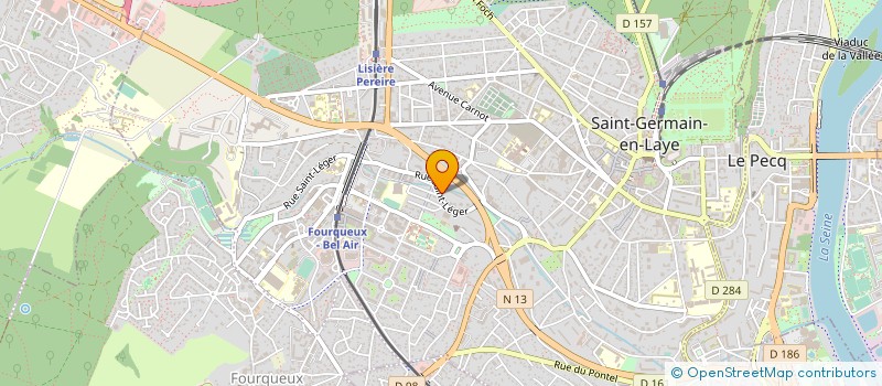 localisation de l'entreprise MONSIEUR JAMES LE GUENNEC à SAINT-GERMAIN-EN-LAYE