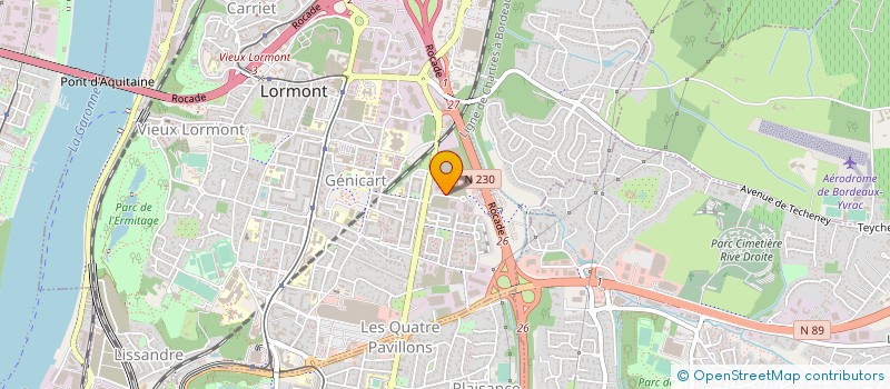 localisation de l'entreprise MONSIEUR JAMES LEMIERE  LORMONT