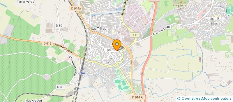 localisation de l'entreprise MONSIEUR JAMES LENESTOUR à ELNE