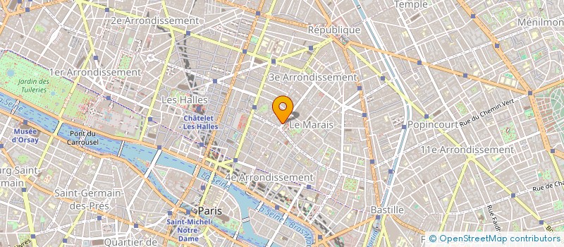 localisation de l'entreprise MONSIEUR JAMES LESTAGE  PARIS