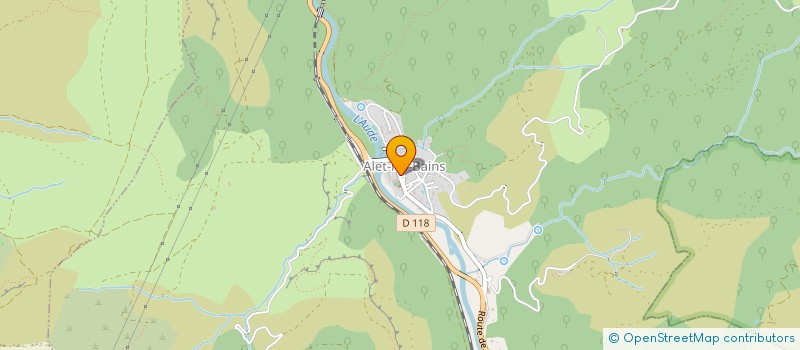 localisation de l'entreprise MONSIEUR JAMES LLOYD  ALET-LES-BAINS