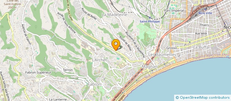 localisation de l'entreprise MONSIEUR JAMES LOUISSAINT  NICE