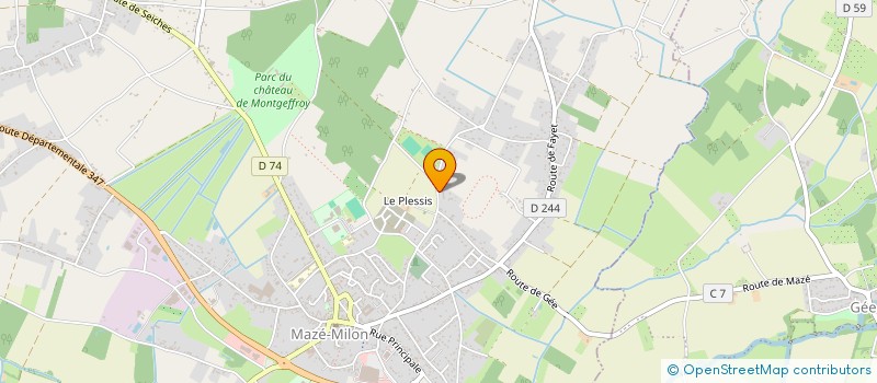 localisation de l'entreprise MONSIEUR JAMES LOURMIERES à LOIRE-AUTHION