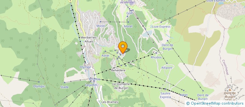 localisation de l'entreprise MONSIEUR JAMES LOWEN  LES ALLUES