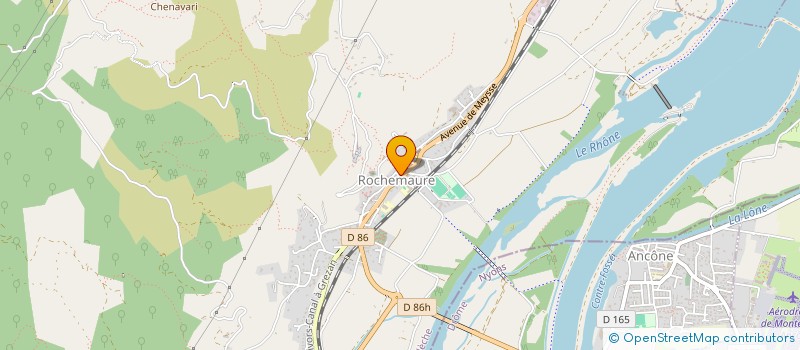 localisation de l'entreprise MONSIEUR JAMES MAGNET  ROCHEMAURE