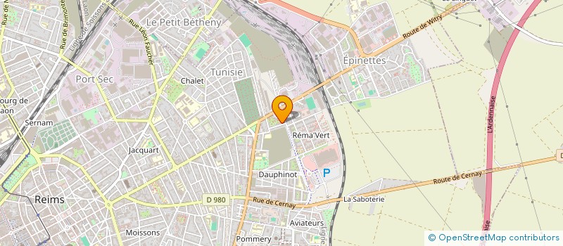 localisation de l'entreprise MONSIEUR JAMES MAHIER  REIMS