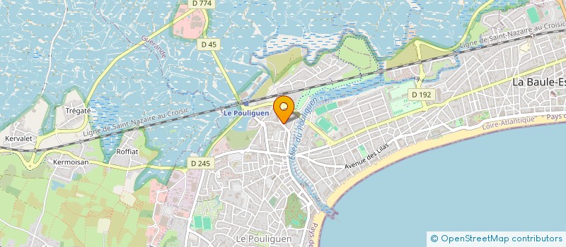 localisation de l'entreprise MONSIEUR JAMES MAINGUENEAU  LE POULIGUEN