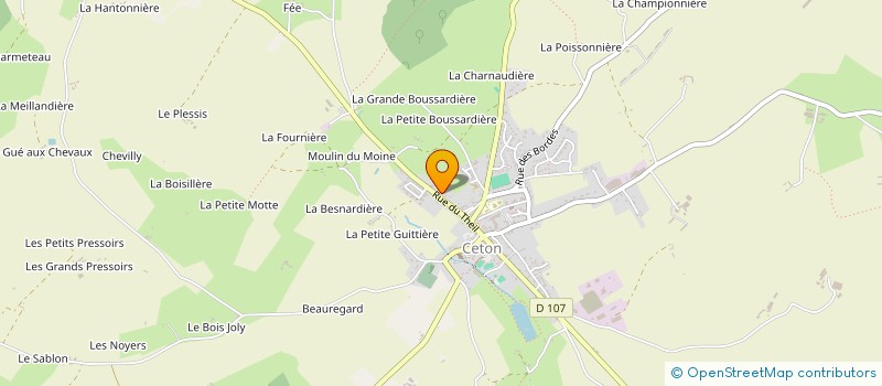 localisation de l'entreprise MONSIEUR JAMES MALEZIEUX à CETON