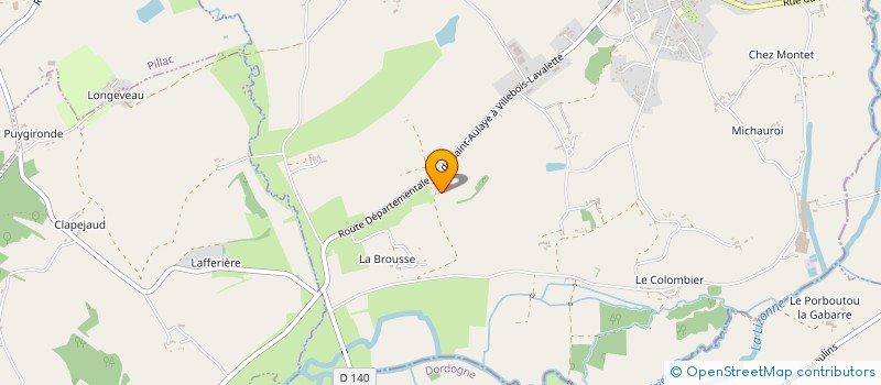 localisation de l'entreprise MONSIEUR JAMES MAURICE  SAINT-SEVERIN