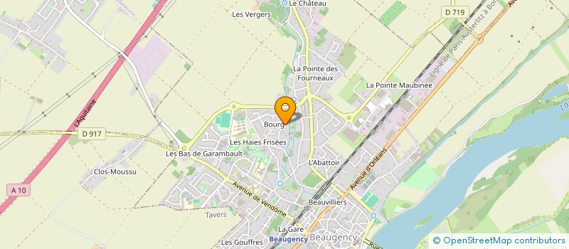 localisation de l'entreprise MONSIEUR JAMES MENARD à BEAUGENCY