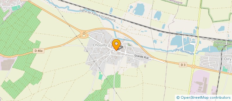 localisation de l'entreprise MONSIEUR JAMES MEUNIER  CHOUILLY