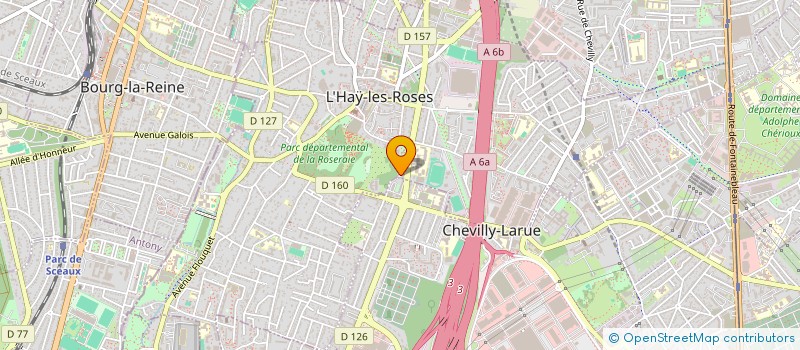 localisation de l'entreprise MONSIEUR JAMES MFOMOU  L'HAY-LES-ROSES