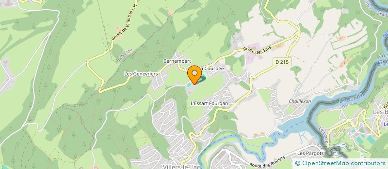 localisation de l'entreprise MONSIEUR JAMES MICHEL à VILLERS-LE-LAC
