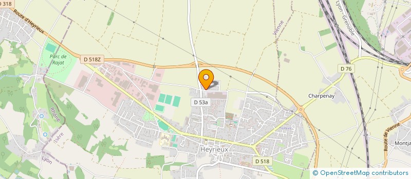 localisation de l'entreprise MONSIEUR JAMES MITCHELL  HEYRIEUX