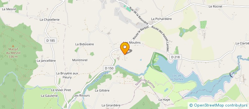 localisation de l'entreprise MONSIEUR JAMES MOORE  NOUES DE SIENNE