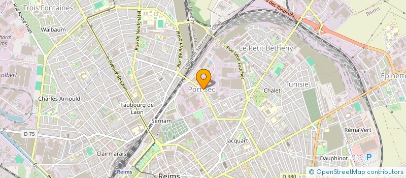 localisation de l'entreprise MONSIEUR JAMES MOREAU  REIMS