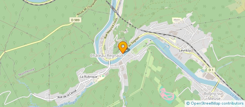 localisation de l'entreprise MONSIEUR JAMES MOREAUX  BOGNY-SUR-MEUSE