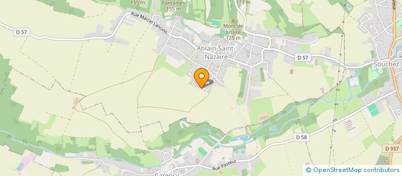 localisation de l'entreprise MONSIEUR JAMES MORELLE  ABLAIN-SAINT-NAZAIRE