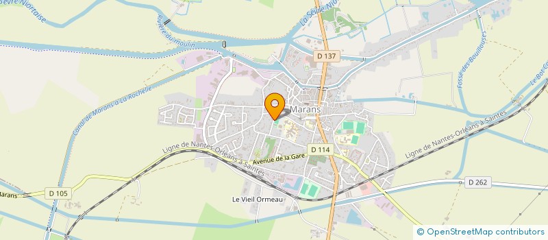 localisation de l'entreprise MONSIEUR JAMES MOUSSION  MARANS