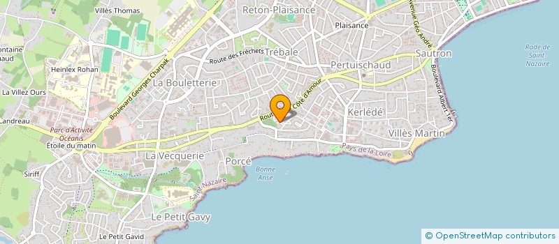 localisation de l'entreprise MONSIEUR JAMES MOUSSU  SAINT-NAZAIRE