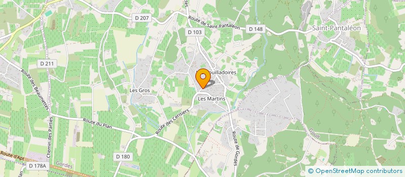 localisation de l'entreprise MONSIEUR JAMES MURGATROYD  GORDES