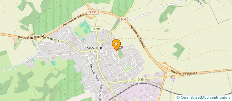 localisation de l'entreprise MONSIEUR JAMES NICAISE  SEZANNE