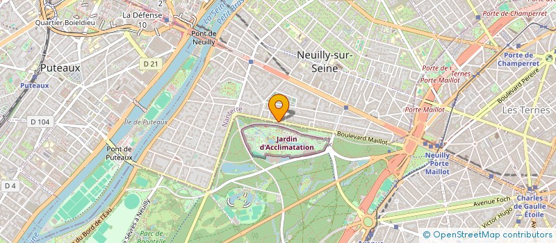 localisation de l'entreprise MONSIEUR JAMES NICOLL à NEUILLY-SUR-SEINE
