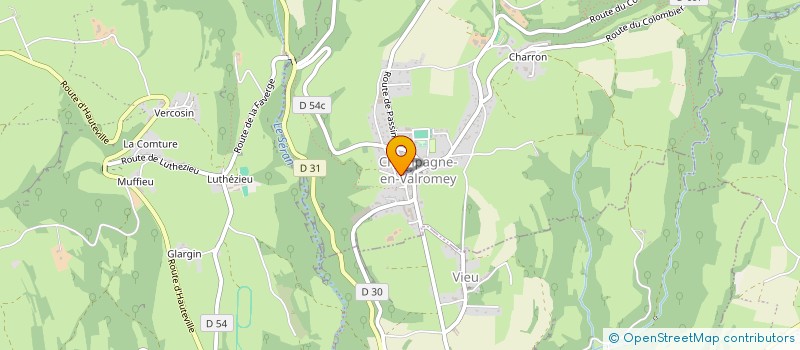 localisation de l'entreprise MONSIEUR JAMES NIOGRET à CHAMPAGNE-EN-VALROMEY