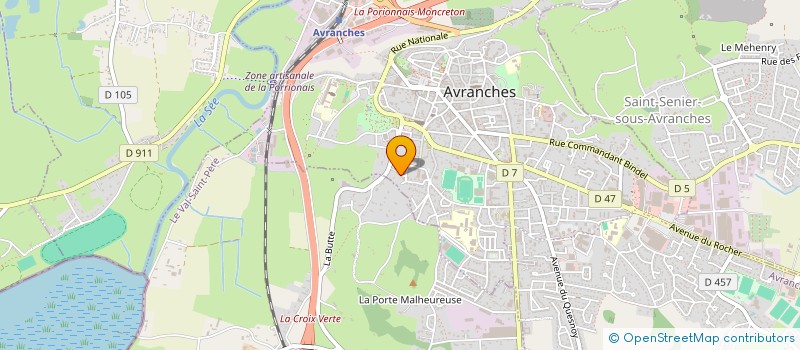 localisation de l'entreprise MONSIEUR JAMES NWAZUOKE  AVRANCHES