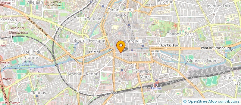 localisation de l'entreprise MONSIEUR JAMES O'CONNOR  RENNES