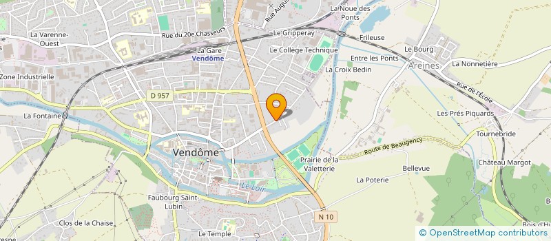 localisation de l'entreprise MONSIEUR JAMES OFFRET  VENDOME