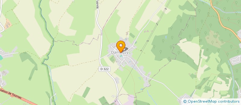 localisation de l'entreprise MONSIEUR JAMES POULAIN  DAMOUZY