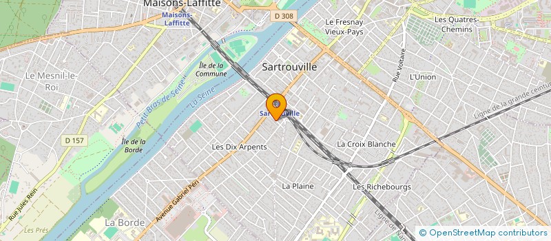 localisation de l'entreprise MONSIEUR JAMES REAU à SARTROUVILLE