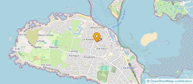 localisation de l'entreprise MONSIEUR JAMES RICHEZ  BATZ-SUR-MER