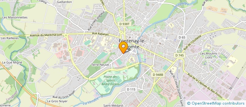 localisation de l'entreprise MONSIEUR JAMES RIFFAUD à FONTENAY-LE-COMTE