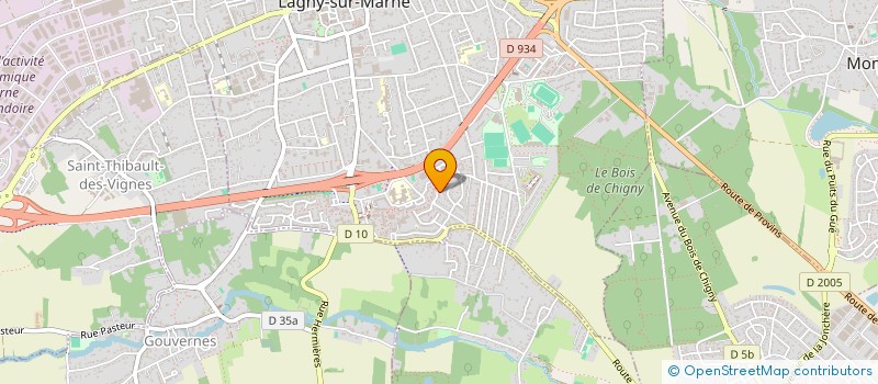 localisation de l'entreprise MONSIEUR JAMES ROUSSEL  LAGNY-SUR-MARNE