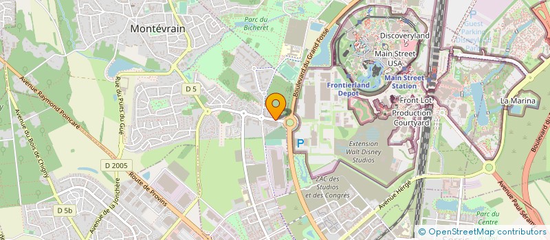 localisation de l'entreprise MONSIEUR JAMES SCHMIT  MONTEVRAIN