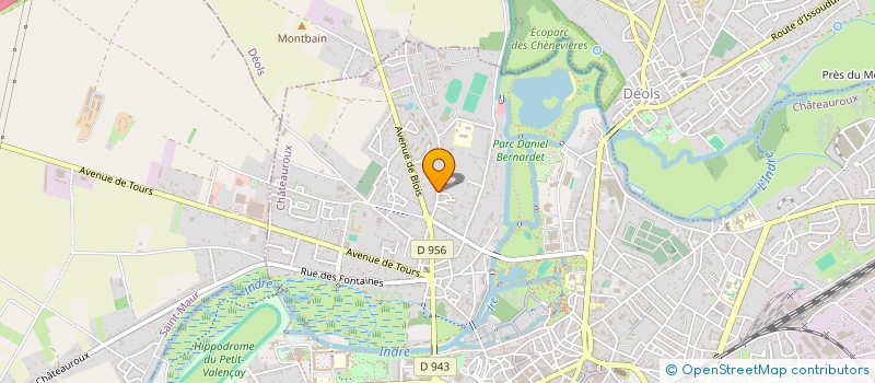 localisation de l'entreprise MONSIEUR JAMES SEMERDJIAN à CHATEAUROUX