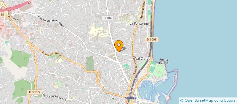localisation de l'entreprise MONSIEUR JAMES SHAW à ANTIBES