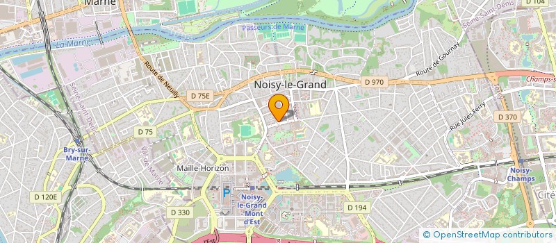 localisation de l'entreprise MONSIEUR JAMES SITBON à NOISY-LE-GRAND