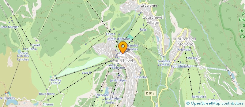 localisation de l'entreprise MONSIEUR JAMES SMITH à COURCHEVEL