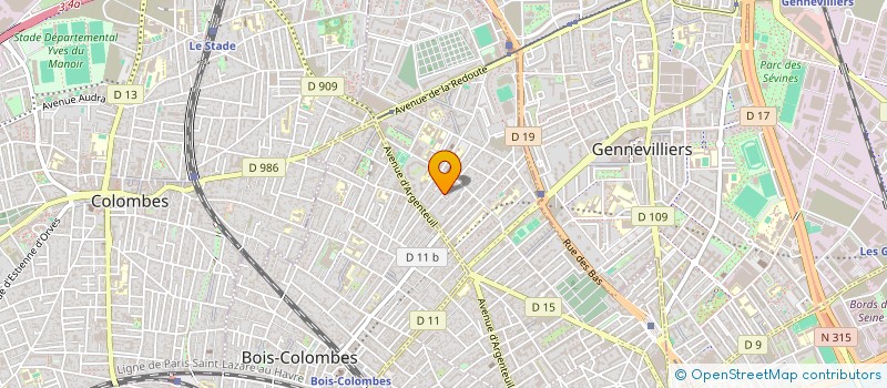 localisation de l'entreprise MONSIEUR JAMES SOROHAN à ASNIERES-SUR-SEINE