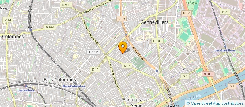 localisation de l'entreprise MONSIEUR JAMES STACPOOLE  ASNIERES-SUR-SEINE