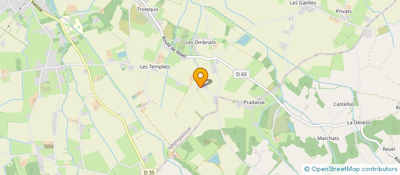 localisation de l'entreprise MONSIEUR JAMES STRIBLEN  NEGREPELISSE