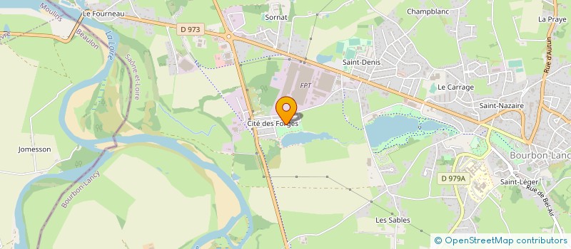 localisation de l'entreprise MONSIEUR JAMES TAFFINEAU  BOURBON-LANCY